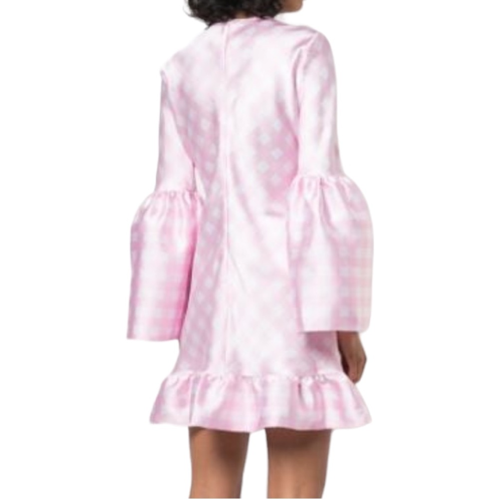 Cynthia Rowley Jane Gingham Dress in Pink Size 10 NWT - Picture 3 of 8